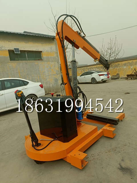 博尔塔拉蒙古自治州自卸车厢随车吊 自制轮式四不像起重机 四驱平板吊 5吨 贵盛